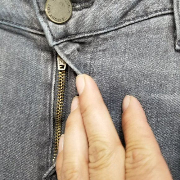 Paige Jeans Womens 32 Verdugo Gray Stretch Mid Rise Ultra Skinny - Picture 2 of 16